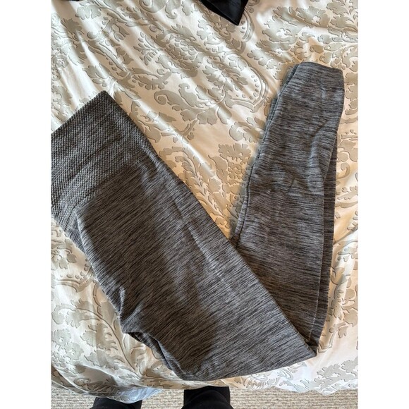 Heathered Gray Full Length Fleece Lined Mopas Leggings - Picture 3 of 3